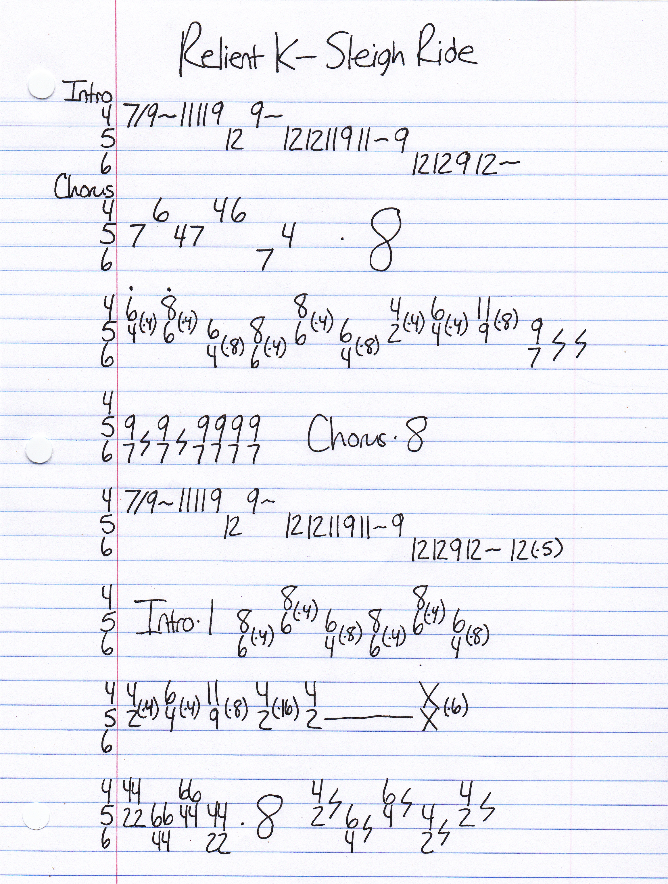 High quality guitar tab for Sleigh Ride by Relient K off of the album Let It Snow, Baby...Let It Reindeer. ***Complete and accurate guitar tab!***